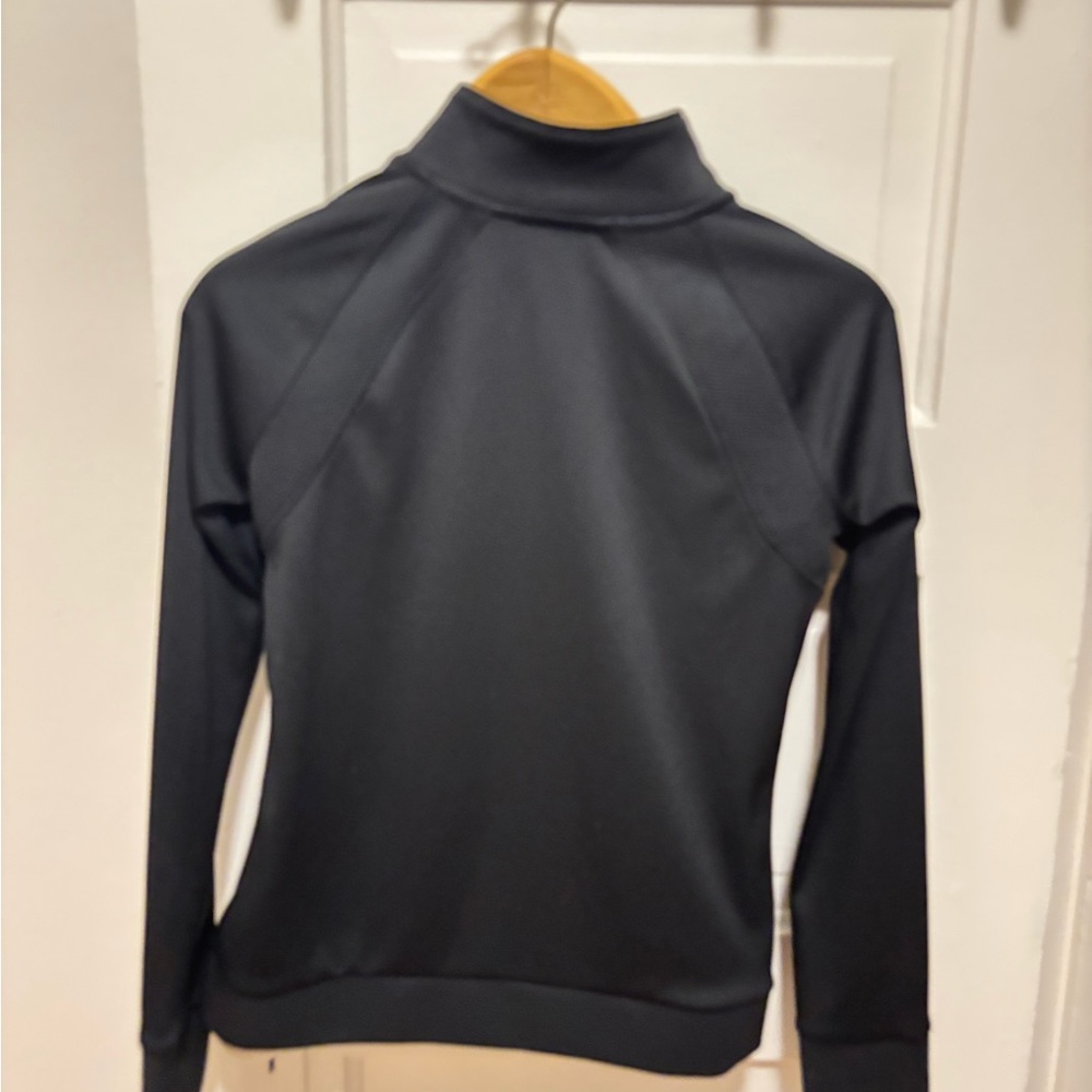 Kids Champion Jacket Black Zip Size Medium M 7 8